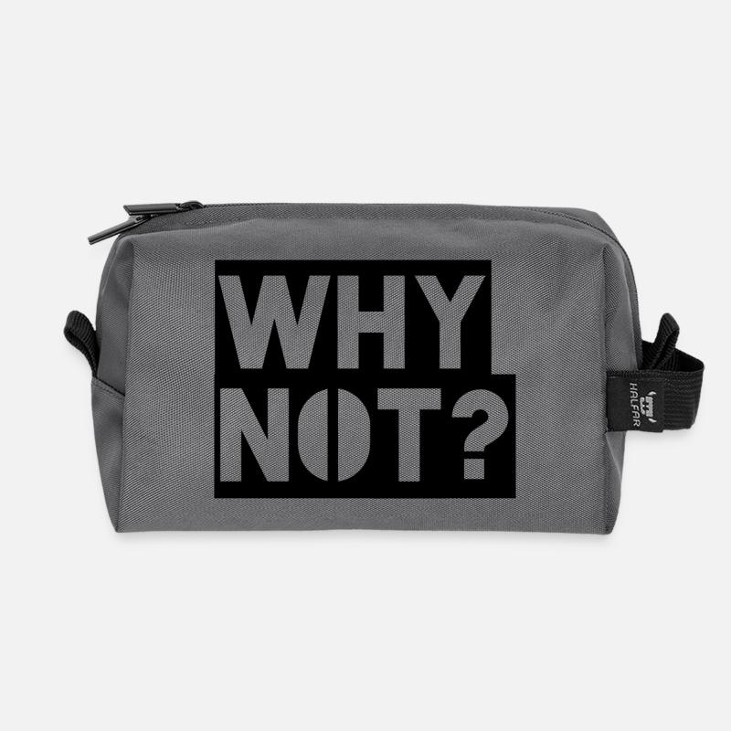 Why Not - Recycelte Kulturtasche - Anthrazit