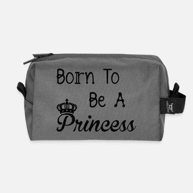 Princess - Recycled Toiletry Zip Bag - anthracite