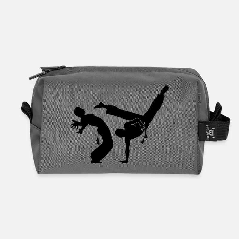 capoeira - Recycelte Kulturtasche - Anthrazit