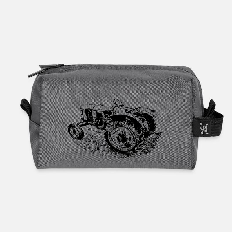 Traktor - Recycelte Kulturtasche - Anthrazit