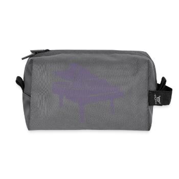 DNA Piano - Passion for classical music - Recycled Toiletry Zip Bag - anthracite - Front