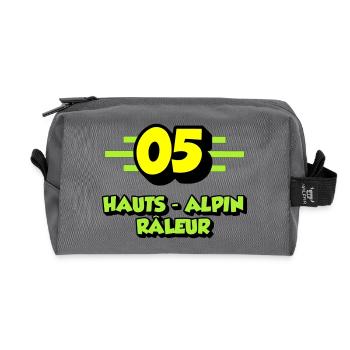 High Alpine Complainer - Recycled Toiletry Zip Bag - anthracite - Front