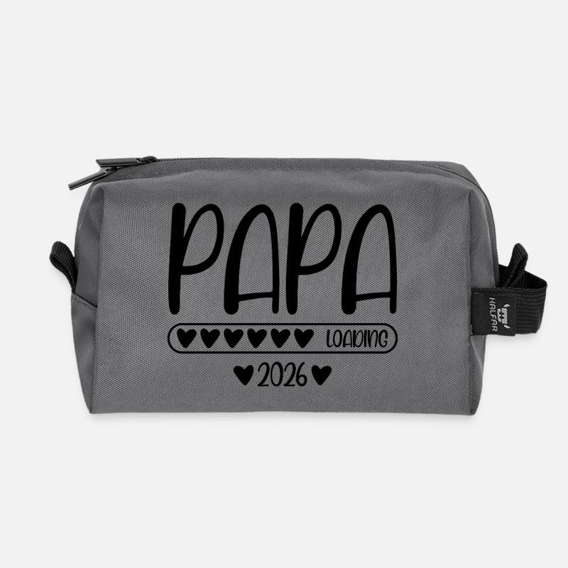 Papa 2026 loading - Recycelte Kulturtasche - Anthrazit