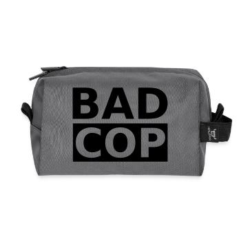 Bad Cop, Böser Cop - Recycelte Kulturtasche - Anthrazit - Vorne