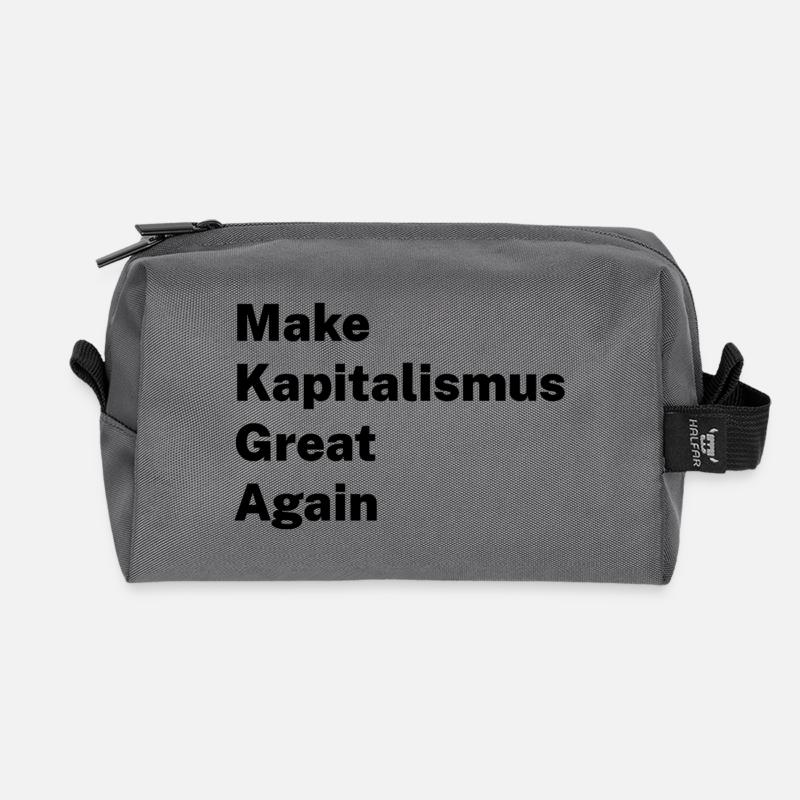 Make Kapitalism Great Again - Recycelte Kulturtasche - Anthrazit