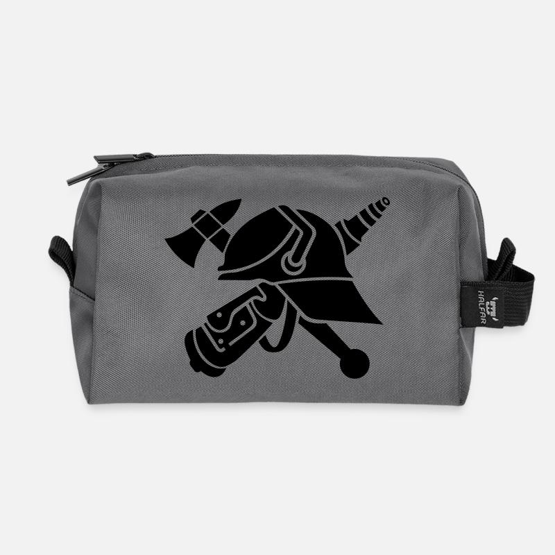Feuerwehr Logo - Recycelte Kulturtasche - Anthrazit