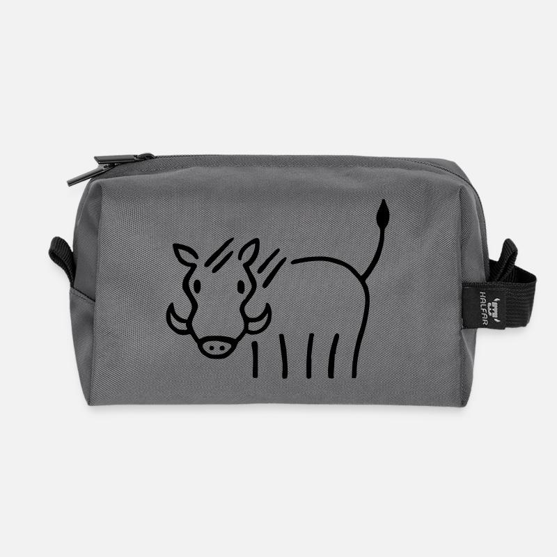 Warthog - Trousse de toilette en tissu recyclé - anthracite