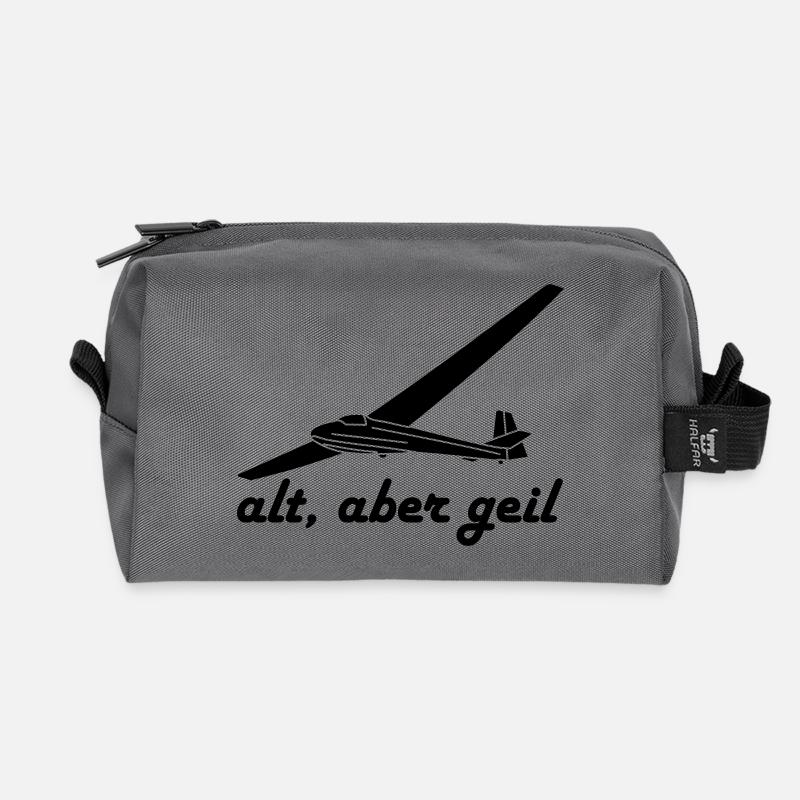 altabergeil ka8 - Recycelte Kulturtasche - Anthrazit