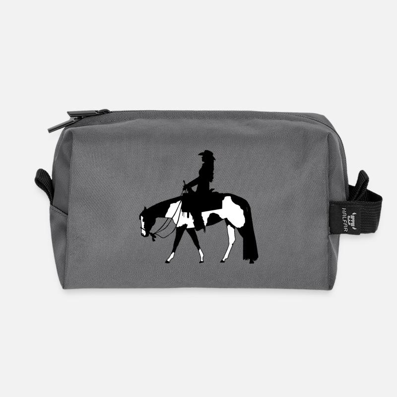 pleasure Reiten - Recycelte Kulturtasche - Anthrazit