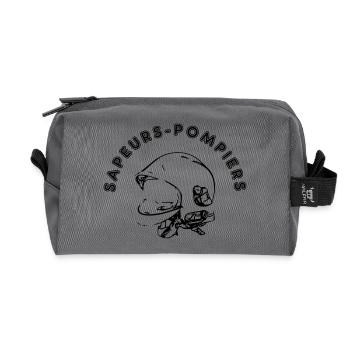 sapeurs-pompiers casque - Trousse de toilette en tissu recyclé - anthracite - Devant