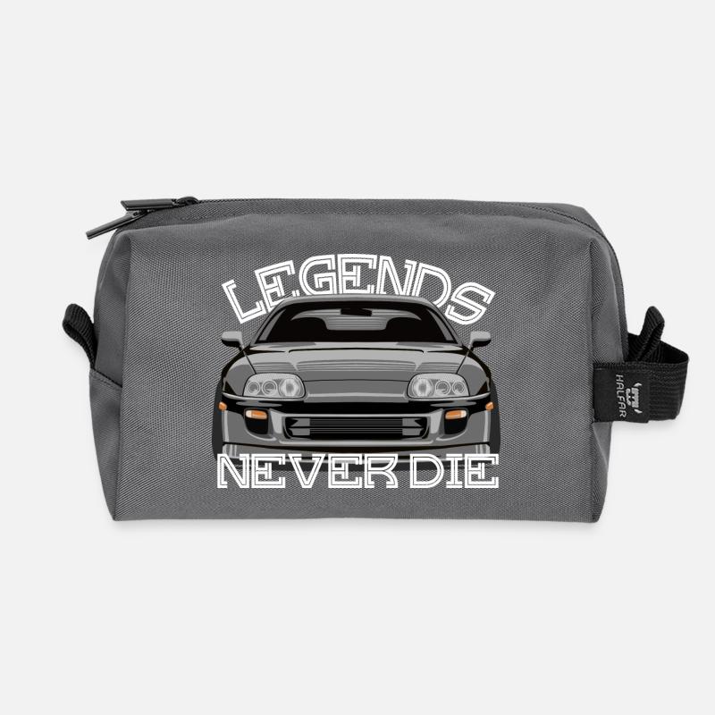legends never die Supra MKIV - Recycelte Kulturtasche - Anthrazit