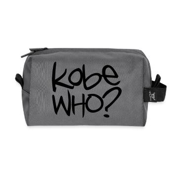 Basketball - Kobe Who? - Recycelte Kulturtasche - Anthrazit - Vorne