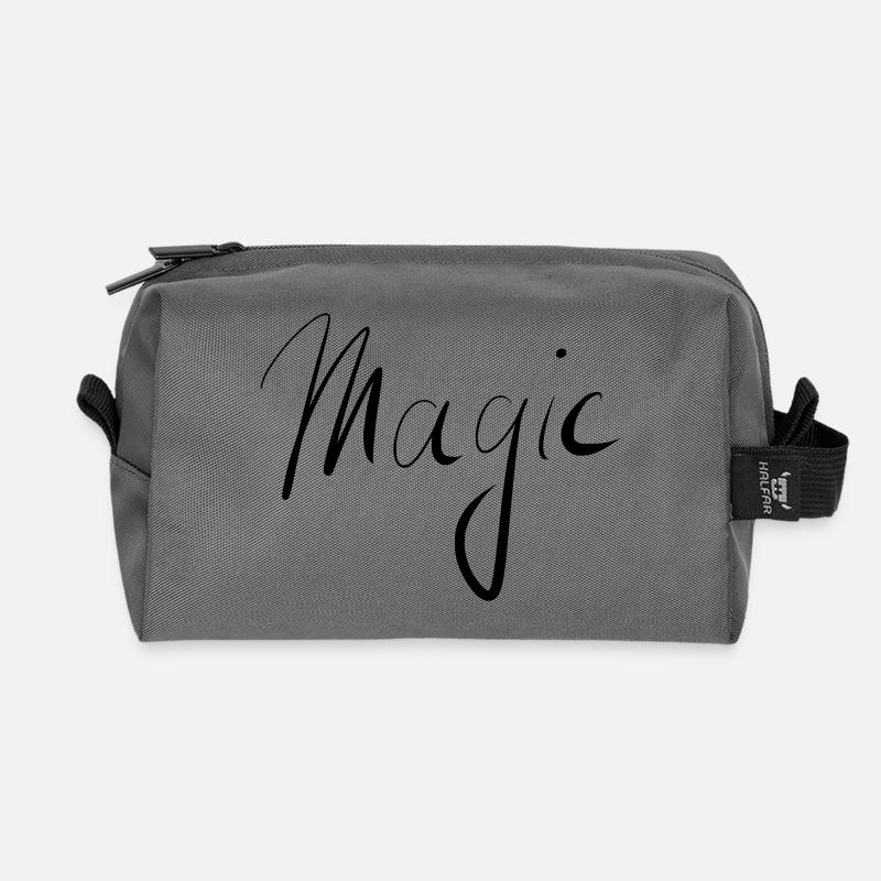 Magic - Recycelte Kulturtasche - Anthrazit