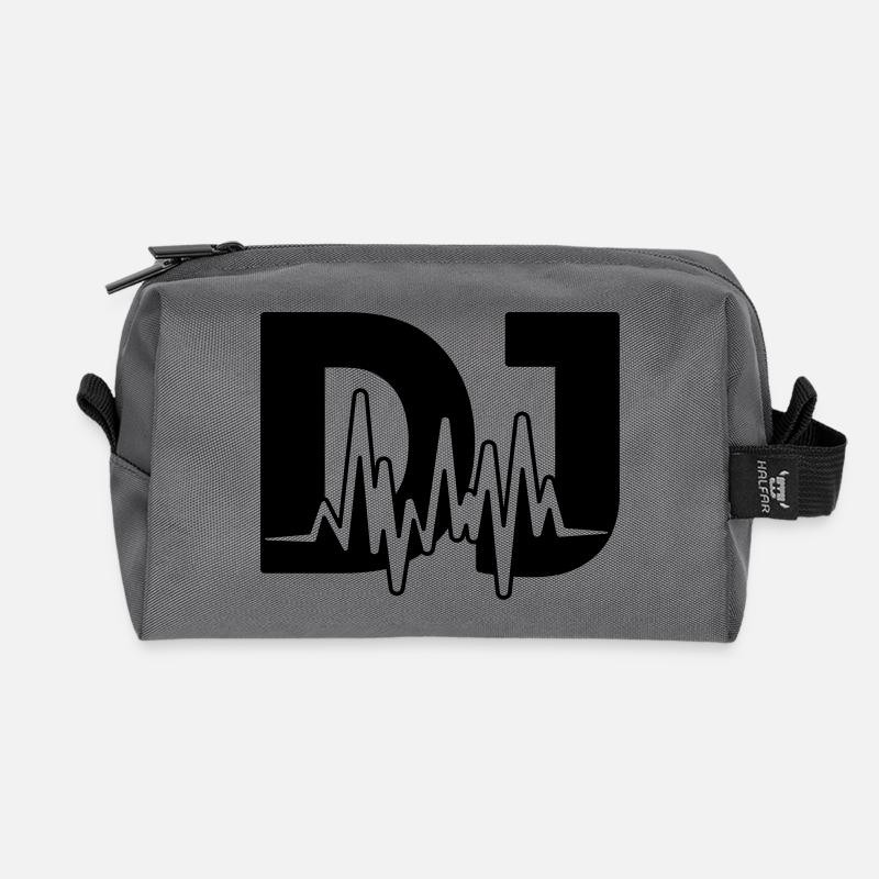 dj - Recycelte Kulturtasche - Anthrazit