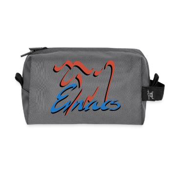 Emacs Programmierung Linux - Recycelte Kulturtasche - Anthrazit - Vorne