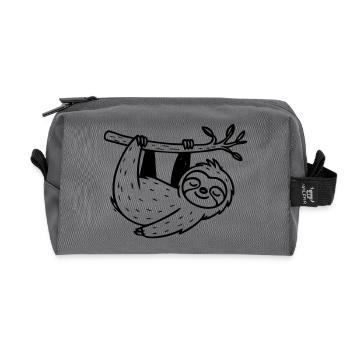 Paresse - Trousse de toilette en tissu recyclé - anthracite - Devant