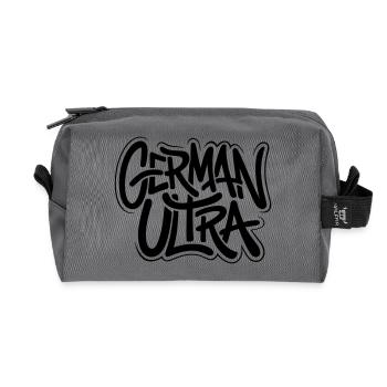 German ultra - Recycled Toiletry Zip Bag - anthracite - Front