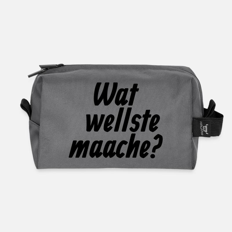 Wat wellste maache? - Et Kölsche Jrundjesetz §7 - Recycelte Kulturtasche - Anthrazit