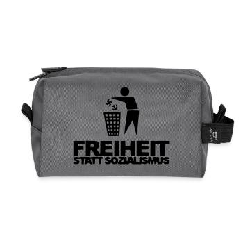 Freiheit statt Sozialismus - Recycelte Kulturtasche - Anthrazit - Vorne