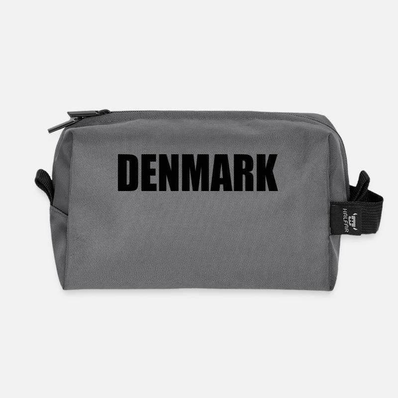 Denmark - Recycled Toiletry Zip Bag - anthracite