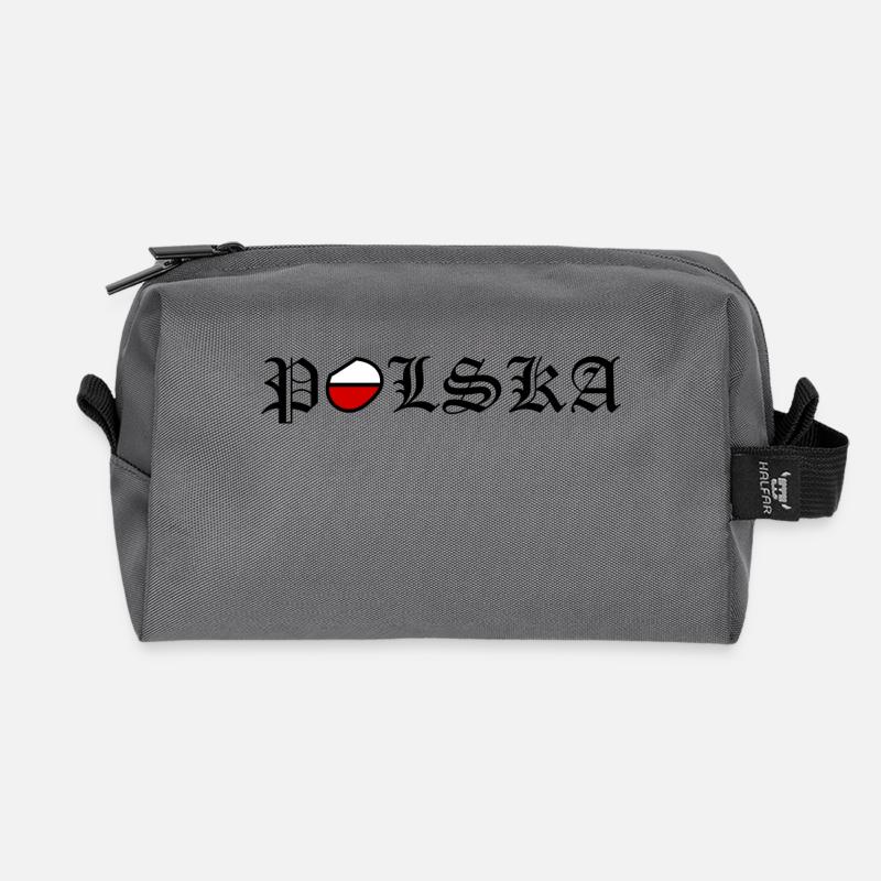 Polen - Recycelte Kulturtasche - Anthrazit