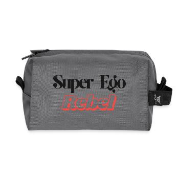 Super-Ego-Rebell - Recycelte Kulturtasche - Anthrazit - Vorne