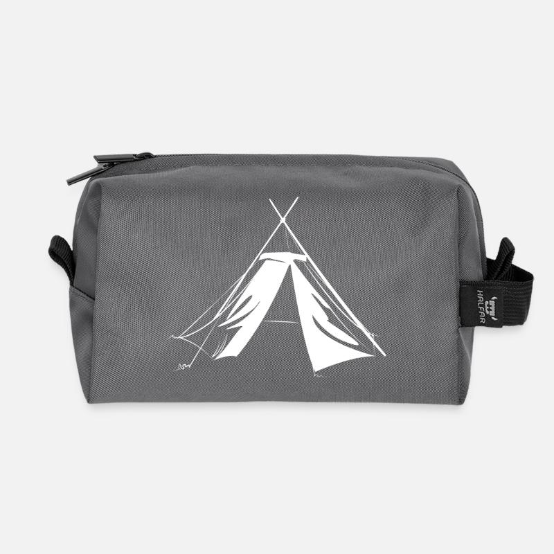 kohte_wei-- - Recycled Toiletry Zip Bag - anthracite