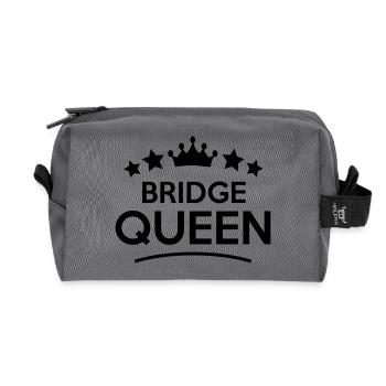 bridge queen stars - Recycelte Kulturtasche - Anthrazit - Vorne