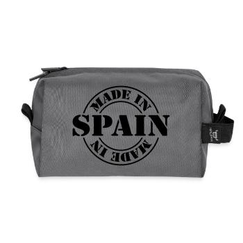 made in spain m1k2 - Trousse de toilette en tissu recyclé - anthracite - Devant