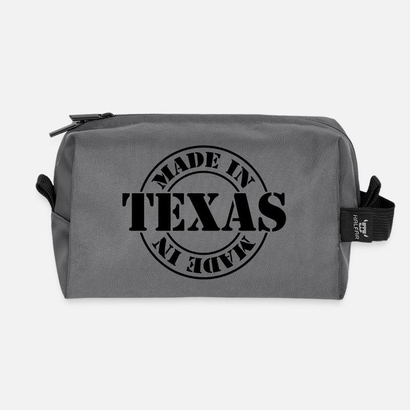 made in texas m1k2 - Recycelte Kulturtasche - Anthrazit