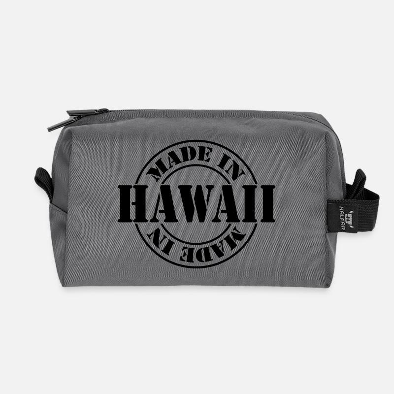 made in hawaii m1k2 - Recycelte Kulturtasche - Anthrazit
