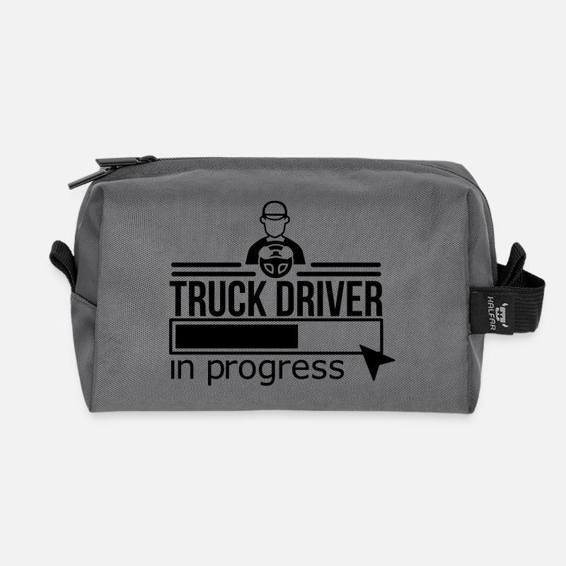 trucker - Recycelte Kulturtasche - Anthrazit