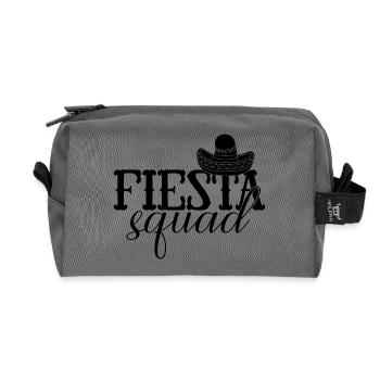 Fiesta Squad Cinco De Mayo Fiesta Trinkparty - Recycelte Kulturtasche - Anthrazit - Vorne