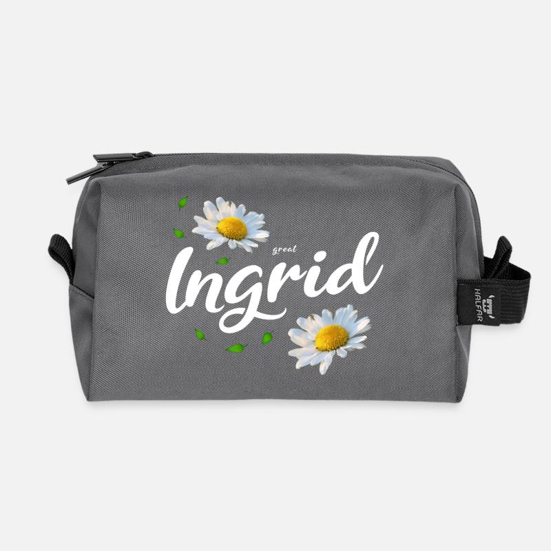 Ingrid - Recycelte Kulturtasche - Anthrazit