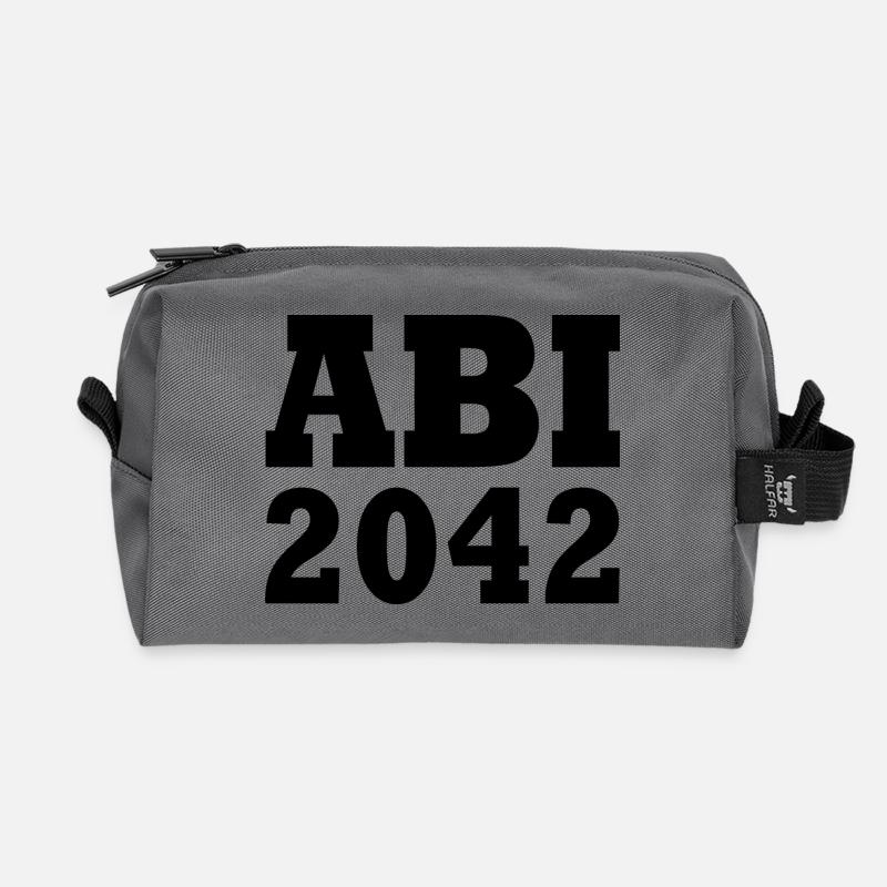 Abi 2042 - Recycelte Kulturtasche - Anthrazit
