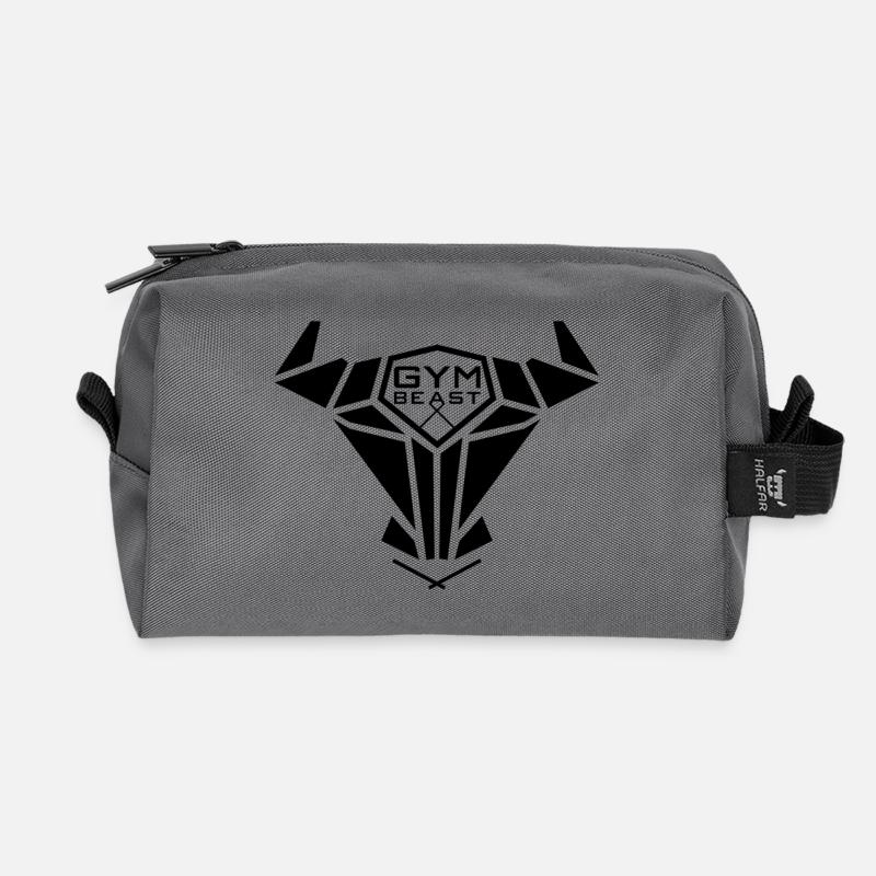 Gym Beast - Recycelte Kulturtasche - Anthrazit