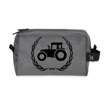 Traktor Symbol Farmer - Recycelte Kulturtasche - Anthrazit - Vorne