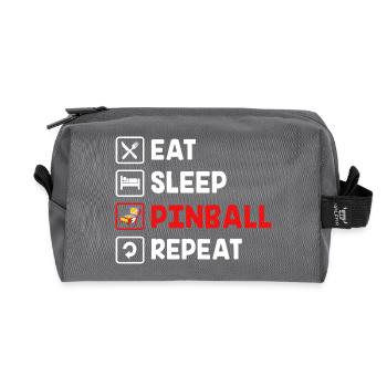Pinball Flipper - Recycelte Kulturtasche - Anthrazit - Vorne