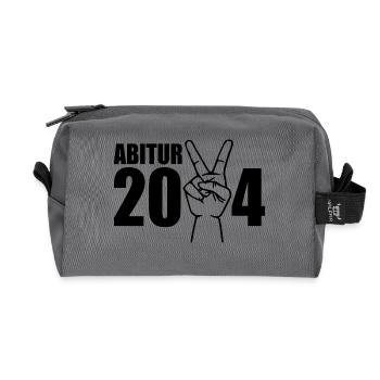 Abitur 2024 - Recycelte Kulturtasche - Anthrazit - Vorne