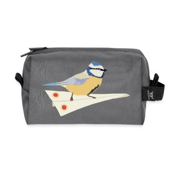 Blaumeise Papierflieger - Recycelte Kulturtasche - Anthrazit - Vorne