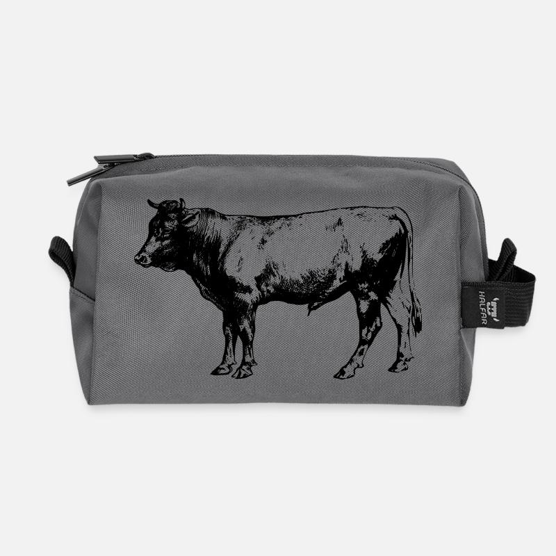 cow64 - Recycelte Kulturtasche - Anthrazit