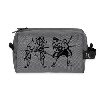 samouraï - Trousse de toilette en tissu recyclé - anthracite - Devant