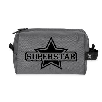 superstar_f1 - Recycelte Kulturtasche - Anthrazit - Vorne