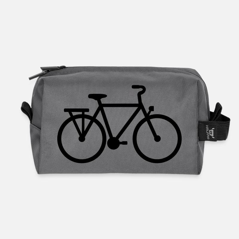Fahrrad - Recycelte Kulturtasche - Anthrazit