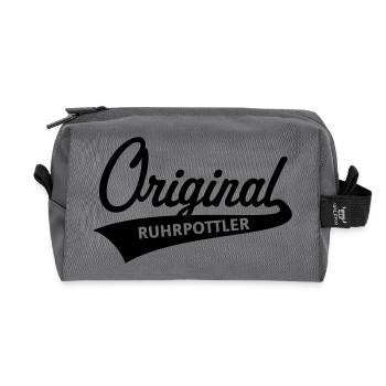 Original Ruhrpottler (Ruhrpott / Ruhrgebiet / 1C) - Recycelte Kulturtasche - Anthrazit - Vorne