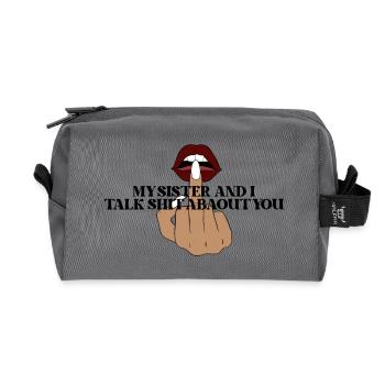 Majeur - Trousse de toilette en tissu recyclé - anthracite - Devant