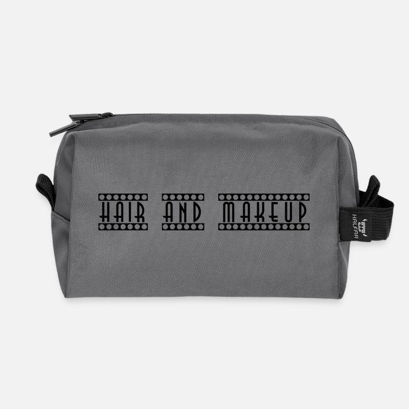 Hair_and_Makeup - Recycelte Kulturtasche - Anthrazit