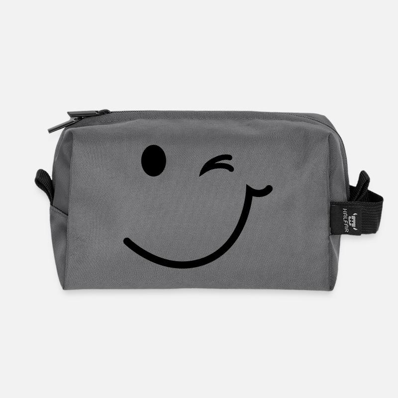 Petzauge - Recycelte Kulturtasche - Anthrazit