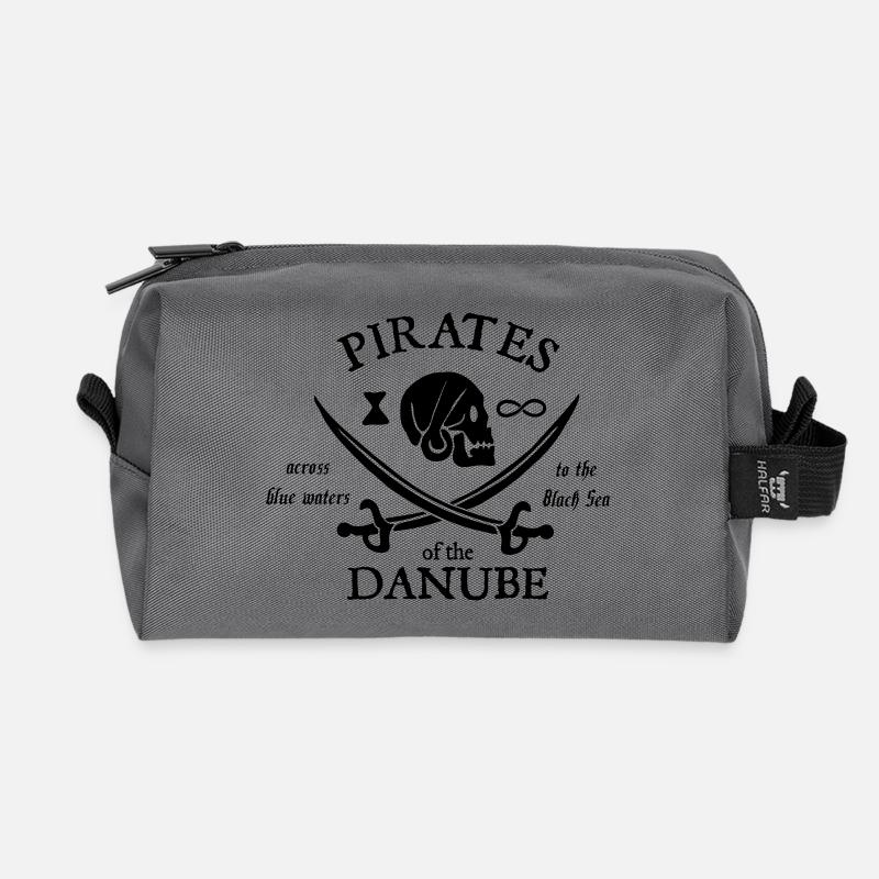 Pirates of the Danube - Recycelte Kulturtasche - Anthrazit