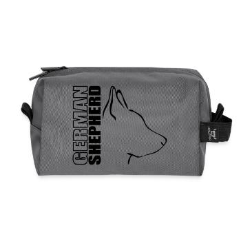 GERMAN SHEPHERD PROFIL - Recycelte Kulturtasche - Anthrazit - Vorne